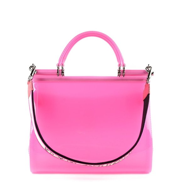 DG Pink Pvc Crossbody Bag - Picture 3 of 5